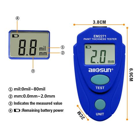 Coating Thickness Gauge for Automotive Paint Testing