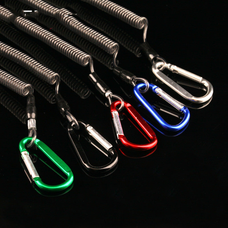Built-in Steel Wire Safety Lanyard for Fishing Tools
