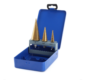 U-TOOLS HSS Step Drill Bits Set for Wood/Metal