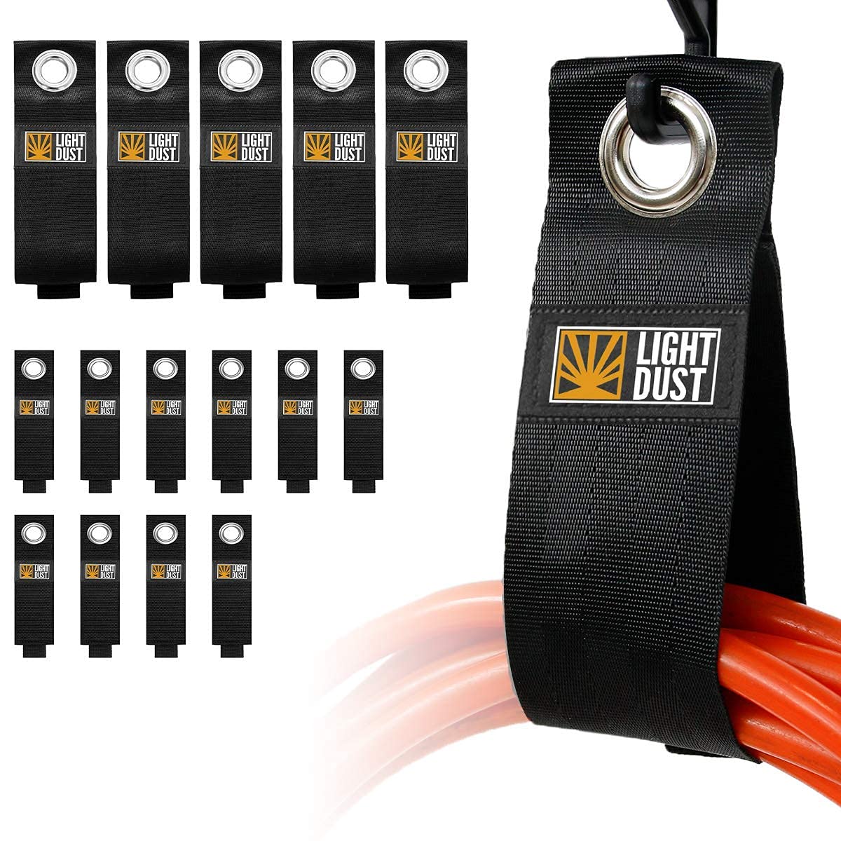 15PCS Heavy Duty Storage Straps Garage Organization Tool Organizers and Storage Fastening Straps Cord Wrap Keeper Cable Straps for Cords Hoses Rope RV Boat and Garage Storage and Organization