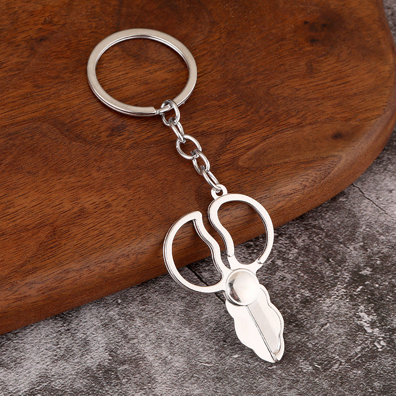 Crafty Keychain Tool Trio: Wrench, Hammer, Screwdriver