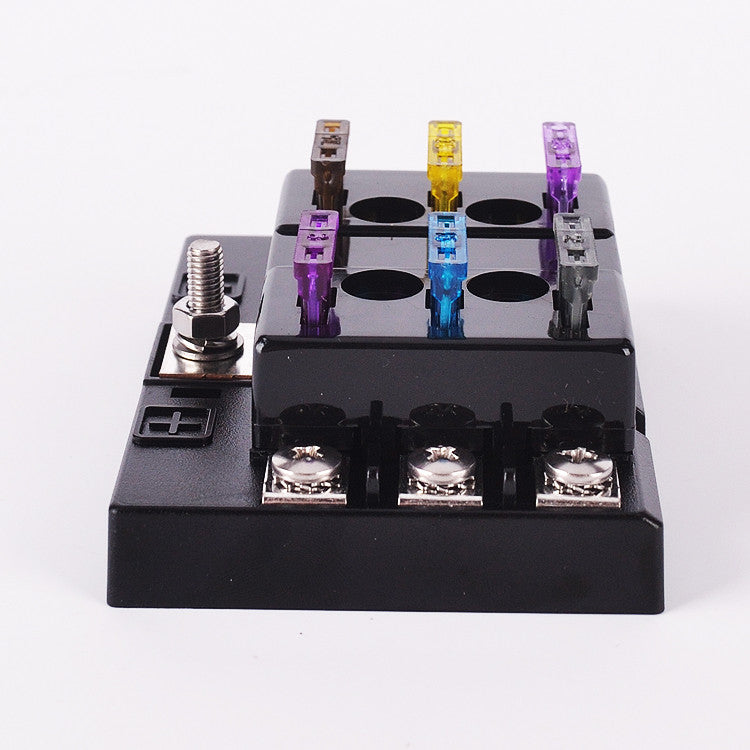 6-Position Fuse Box for Automotive Use