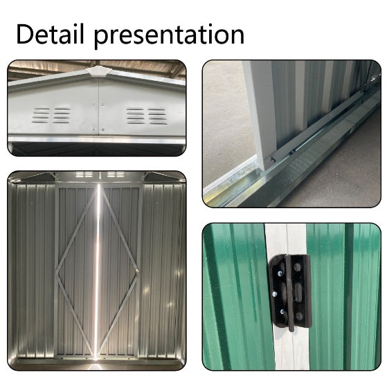 Outdoor Metal Tool Shed