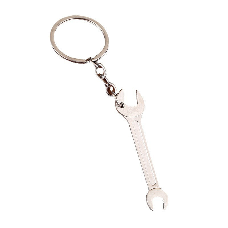 Crafty Keychain Tool Trio: Wrench, Hammer, Screwdriver