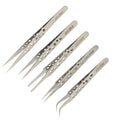 FEITA Tweezers Precision Tweezer Set Crafts Tweezer Kit Soldering Tweezers Jewelry Tweezers Tweezers for Crafting Lash Extensions Electronics Hobby Tools