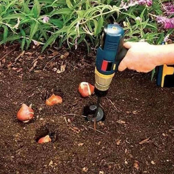 Spiral Drill Bit for Gardening and Planting Tools