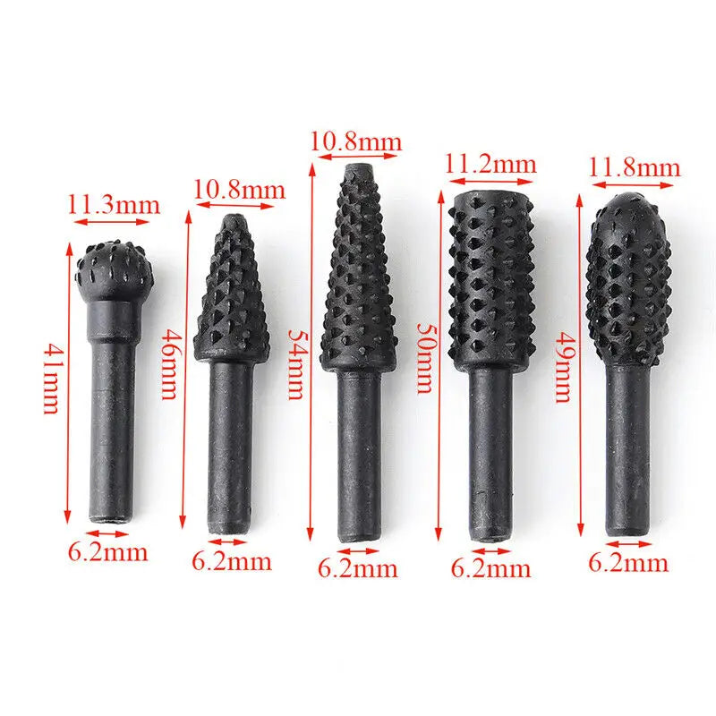 Wood Carving Grinding Head Set for Finishing Tools