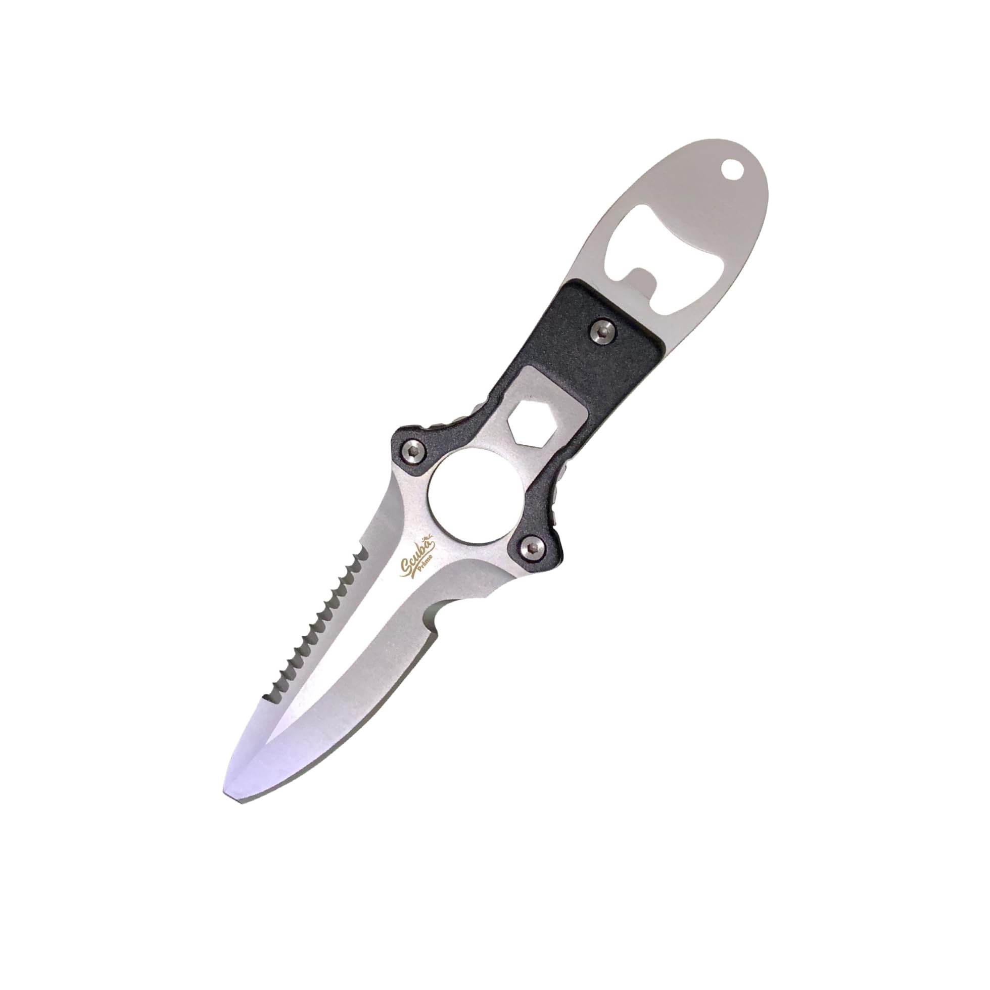 AquaSharp Dive Knife - Multi-Tool Scuba Gear with Leg Strap