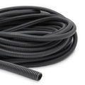 3/8 Inch Split Wire Loom Tubing Automotive Conduit Protector (Black 49.3 Feet)