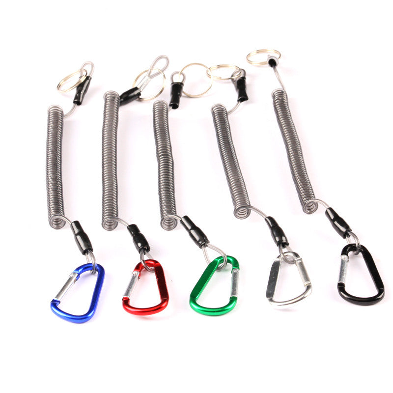 Built-in Steel Wire Safety Lanyard for Fishing Tools